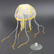 Силиконовая Медуза  оранжевая 10*20см