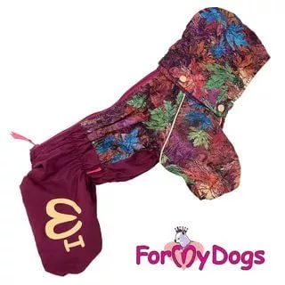 ForMyDog Комбинезон бордовый для девочек