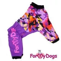 ForMyDog Комбинезон для собак красно/желтый девочка