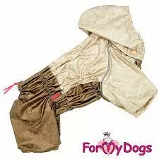 ForMyDog Дождевик золото металлик  для девочек