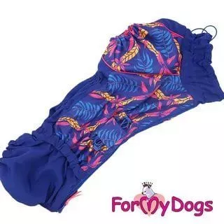 ForMyDog Дождевик синий  для девочек