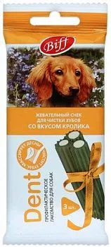 Titbit Dent Жевательный снек с кроликом для средних пород 50гр