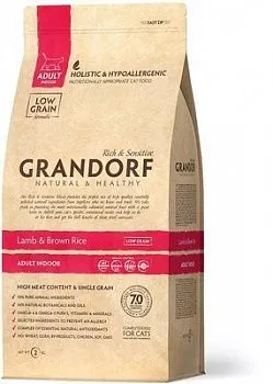 Grandorf Cat Indoor сухой корм для кошек ягненок индейка