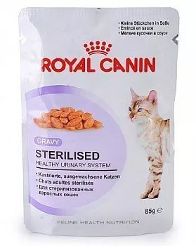 Royal Canin консервы для стерилизованных кошек Стерилайзд 85гр соус