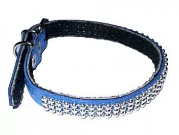 ZooTREND Ошейник с украшением №35 кожа 3,5см*58см