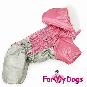 ForMyDog Комбинезон розовый/серебро для девочек