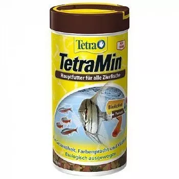 Tetra Min корм для всех видов рыб в виде хлопьев 100мл