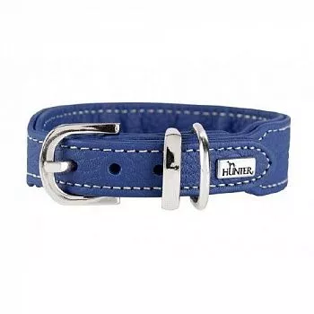Hunter Smart ошейник Cannes Mini кожа синий 29-34см