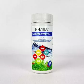 Нилпа Тест-полоски для воды 6в1 экспресс