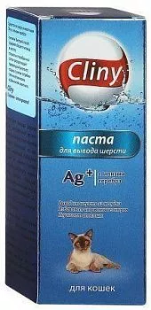 Cliny Паста для вывода шерсти 30мл