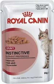 Royal Canin консервы для кошек Инстинстив кусочки в подливке.85г