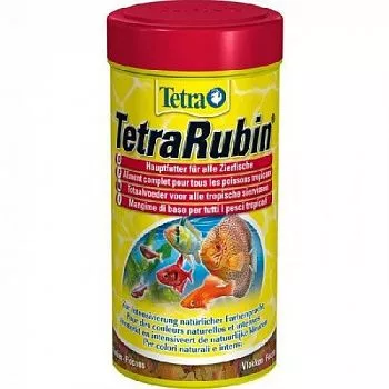 Tetra Rubin корм для улучшения окраса рыб в виде хлопьев 250мл