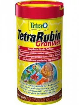 Tetra Rubin Granules корм для улучшения окраса рыб в виде гранул 250мл