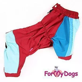 ForMyDog Дождевик Бордо голубой для мальчиков