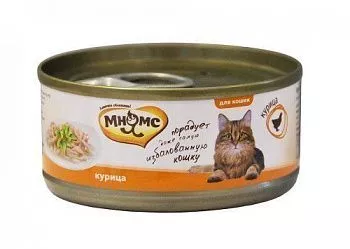 Мнямс консервы для кошек Курица в нежном желе 70 г