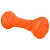PitchDog Игровая гантель для апортировки, длина 19 см, диаметр 7 см, оранжевая