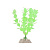 Искусственное растение  GlOFISH флуоресцентное зеленое 13см