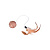 NUNBELL Игрушка  д/кошек шарик с хвостиком  12.5х5см