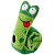 Mr.Kranch Игрушка  для собак "Червячок" с карманами под лакомство 70 см зеленая