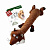 GIGwi Игрушка для собак Лиса с пищалкой 62см