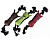 NUNBELL Игрушка  д/собак Канат с игрушкой-пищалкой 48х10х6.5см микс